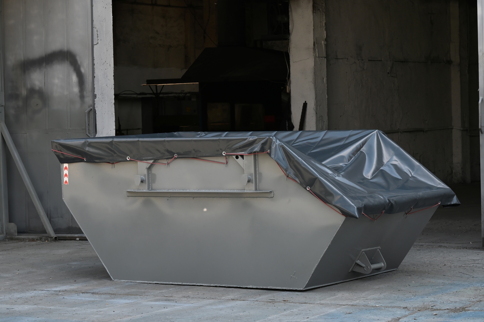 Открит метален контейнер за отпадъци 7 куб.м