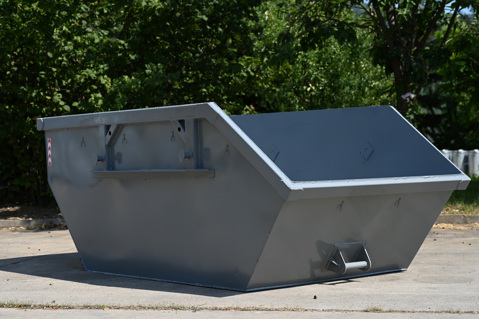 Открит метален контейнер за отпадъци 7 куб.м