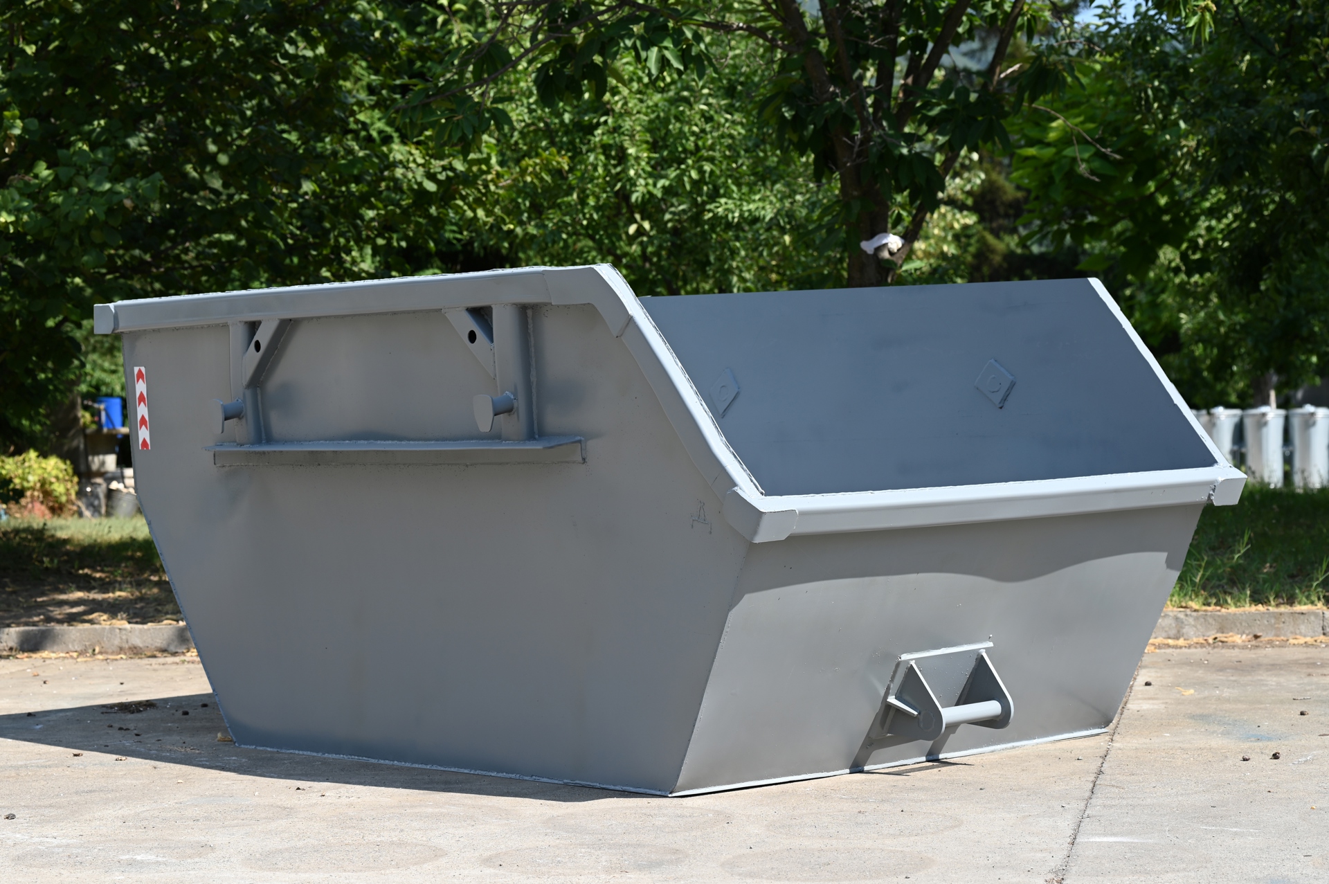 Открит метален контейнер за отпадъци 4 куб.м