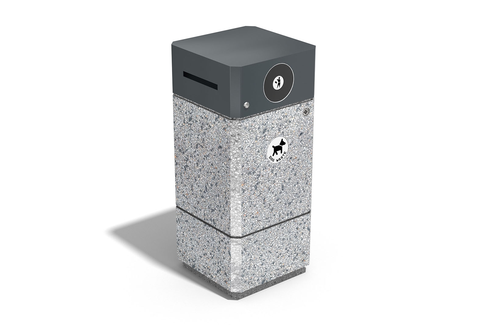 Бетон кош за кучешки отпадъци, Модел 181