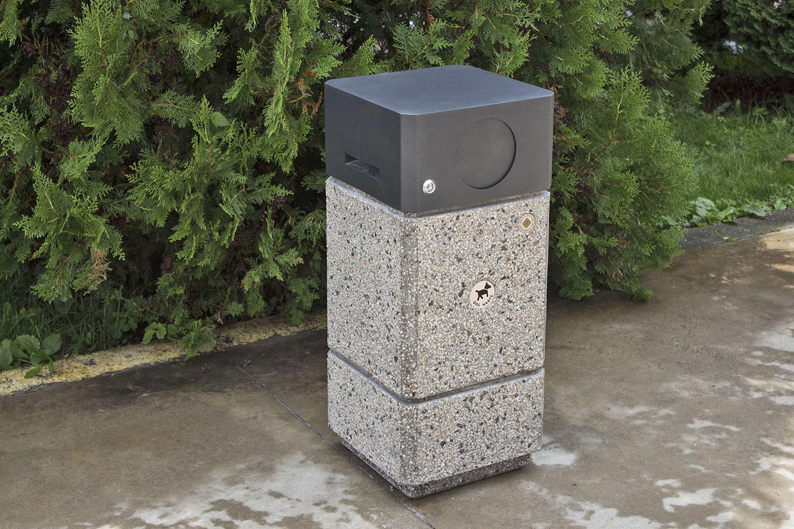 Бетон кош за кучешки отпадъци, Модел 181